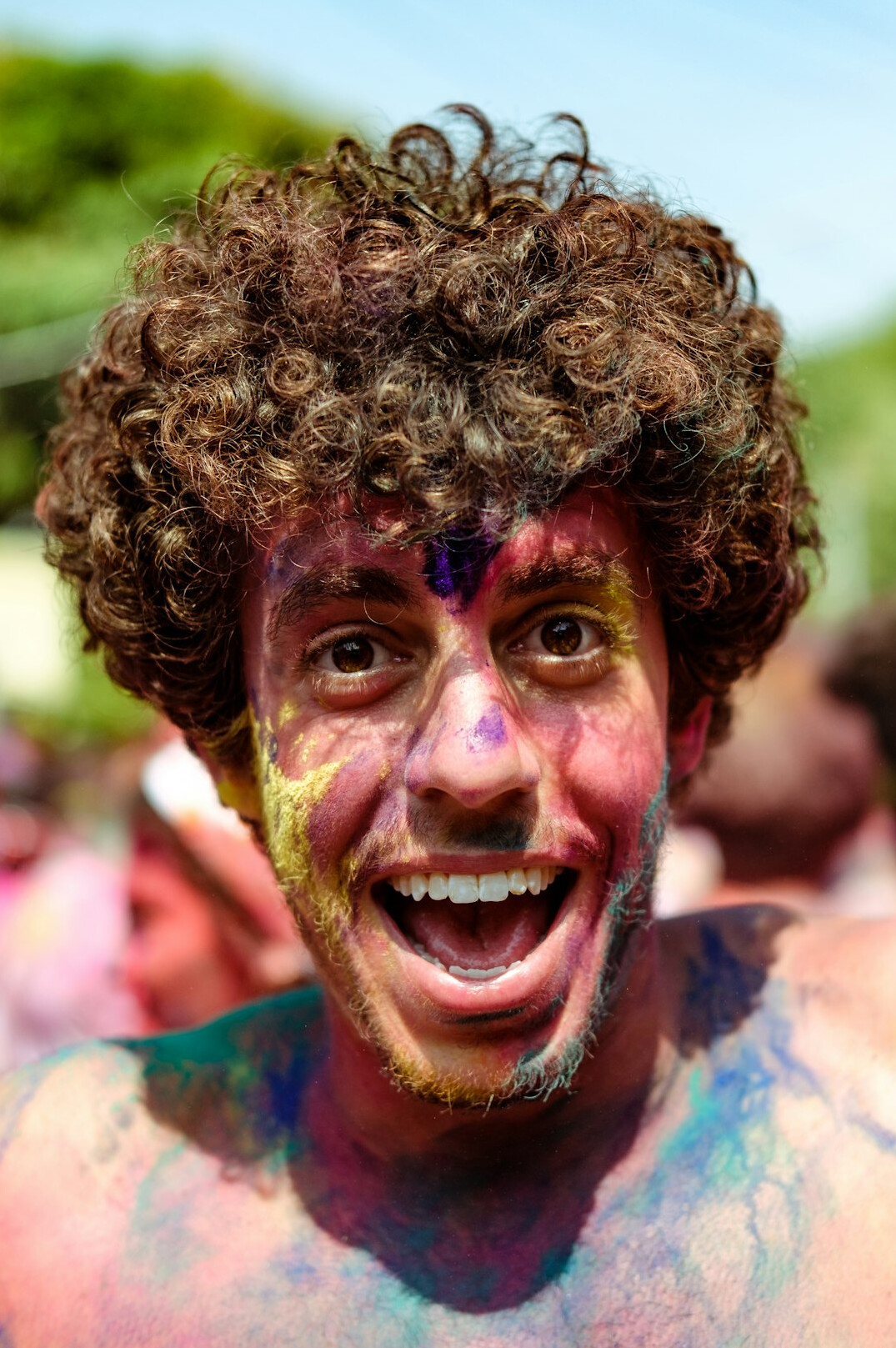 Portrait of a Brazilian man with short beard